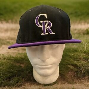 Colorado Rockies Hat 59fifty On-Field Cap Size‎ 8 (63.5cm) Fitted Hat Vintage